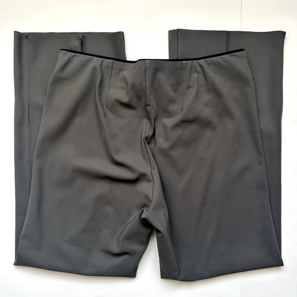 Athleta Mercurial Crop Flare Pant Arbor Olive Gray Brown Travel Sz M #405530-01 - Picture 7 of 9